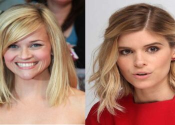 13 strahlende blonde Frisuren für mittelgroße Haare