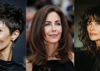 19 erfrischende Haarschnitte für Frauen über 50 mit dunklem Haar 2025