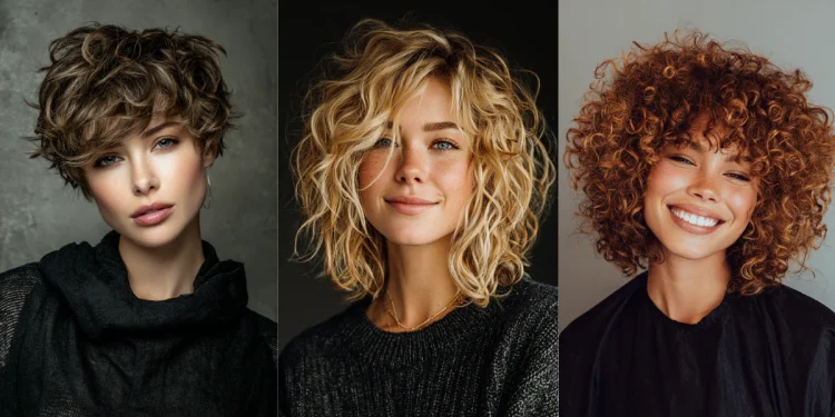 19 stilvolle kurze lockige Frisuren für Frauen 2025