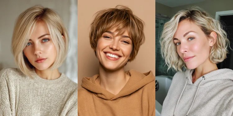 2 beliebte Kurzhaarschnitt-Ideen für Frauen über 40 im Jahr 2025, die man gesehen haben muss