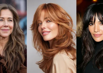 21 frische lange Frisuren für Frauen über 40