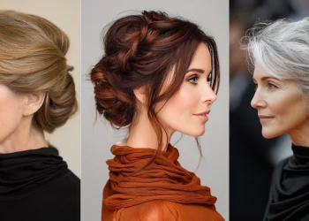 22 atemberaubende zurückgezogene Frisuren für ältere Frauen
