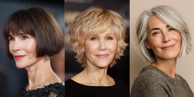 22 beliebte Haarschnitte für Frauen über 60, die man gesehen haben muss