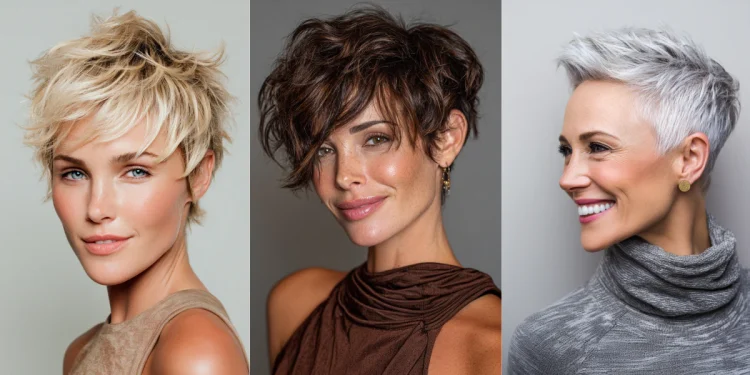 22 verrückte Pixie-Frisuren für Frauen über 40