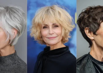 23 atemberaubende Kurzhaarschnitte für ältere Frauen über 60 mit feinem Haar