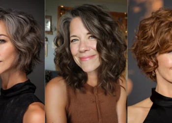 23 atemberaubende kurze gewellte Haarschnitte für ältere Frauen