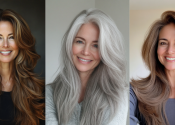 23 atemberaubende lang geschichtete Haarschnitte für ältere Frauen