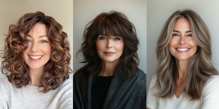 24 atemberaubende brünette Frisuren für Frauen über 50
