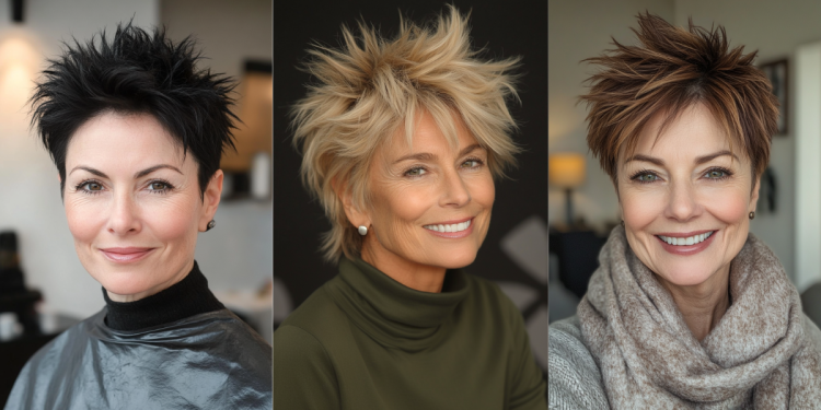 24 atemberaubende stachelige Frisuren für Frauen über 60 2025