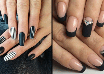 23 nervöse schwarze Nageldesigns