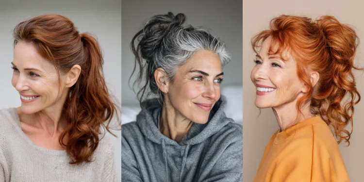25+ aufregende Pferdeschwanz-Frisuren für Frauen über 50 2026