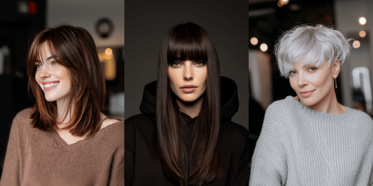 25+ frische Haarschnitte für Frauen über 40 mit Pony 2025