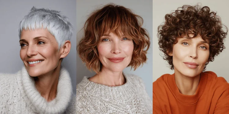 25+ frische Kurzhaarfrisuren für ältere Frauen mit Pony 2025