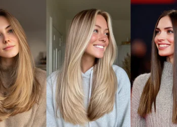 25+ stilvolle lange glatte Frisuren 2025