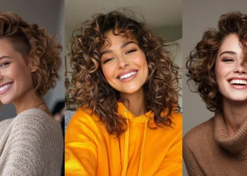 25+ stilvolle mittellange Haarschnitte für lockiges Haar 2025