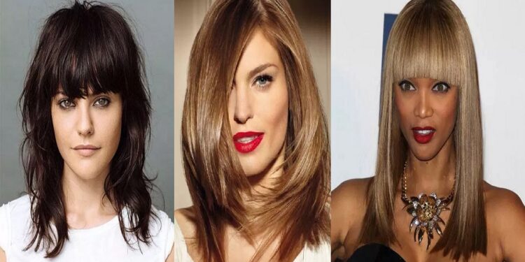 26 wunderschöne mittellange Haarschnitte für dickes Haar