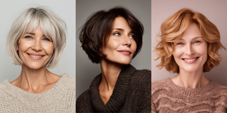 27 Trendy Short Layered Bob -Haarschnitte für Frauen über 50 2025