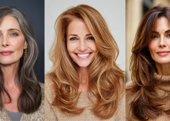 27 atemberaubende lange Stufenfrisuren für Frauen über 50 2025