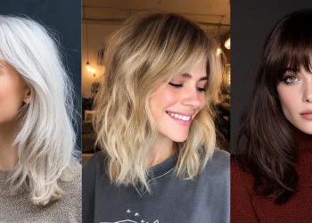 27 schicke mittellange Frisuren mit Pony 2026