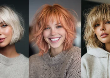 27 trendige Bob-Frisuren mit Pony 2025