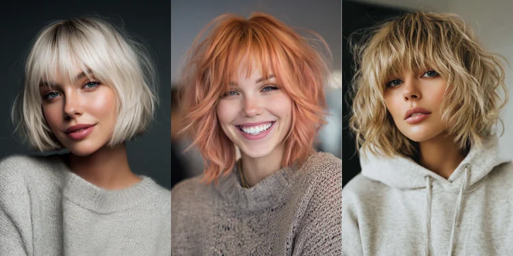 27 trendige Bob-Frisuren mit Pony 2025