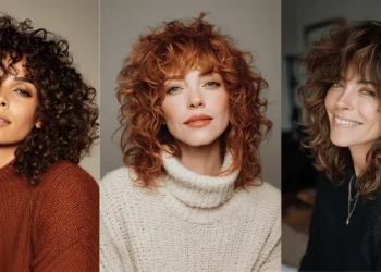 27 wunderschöne mittellange lockige Haarschnitte für Frauen über 40 2025