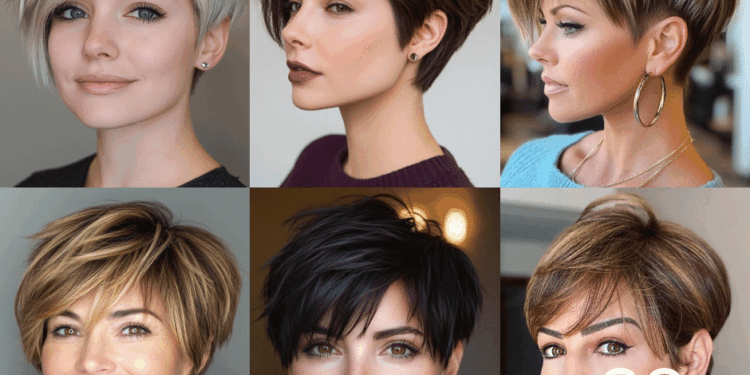 31 atemberaubende Pixie-Haarschnitte mit Pony für einen Gesichtsrammstil