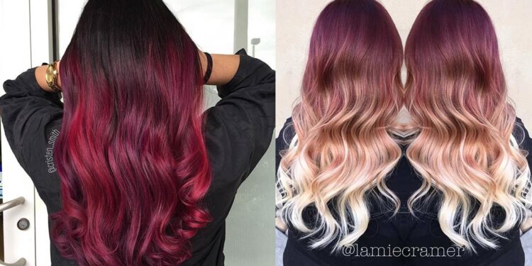 29 Beste rote Ombre Haarfarbe Ideen
