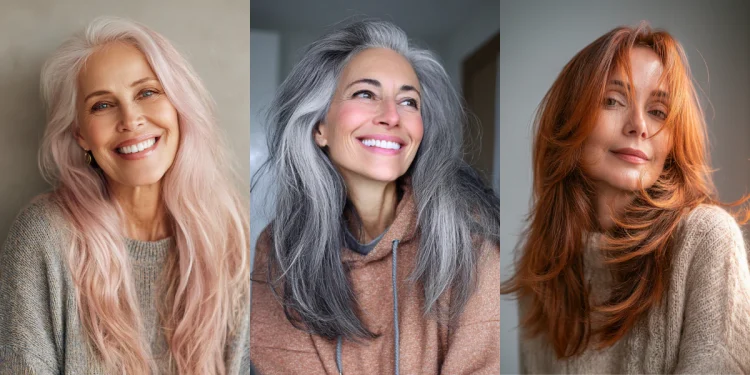 Die 27 besten Langhaarfrisuren für Frauen über 60 im Jahr 2025, die man gesehen haben muss