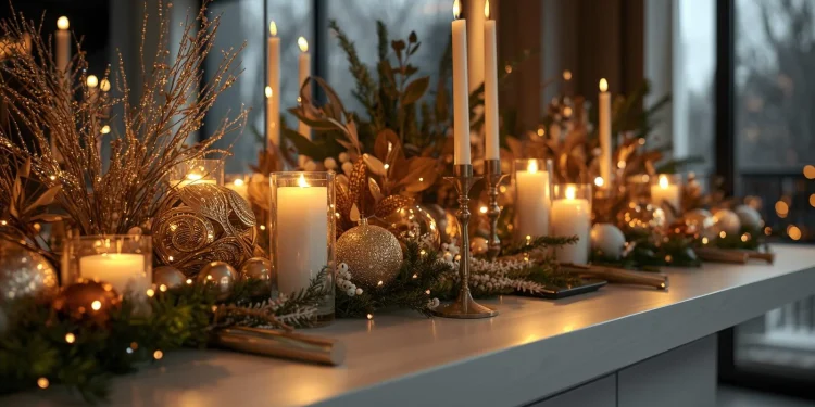 Deko-Ideen für Silvester, die im Kerzenlicht erstrahlen