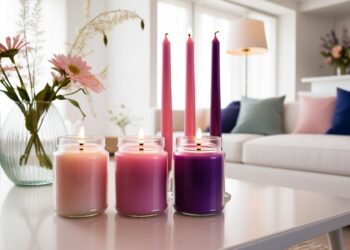 Duftende Kerzen und ihre Verwendung