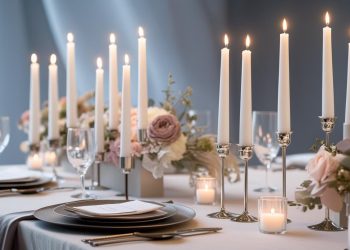 Hochzeitsverjüngungskerzen: Dekor -Tipps für eine unvergessliche Feier
