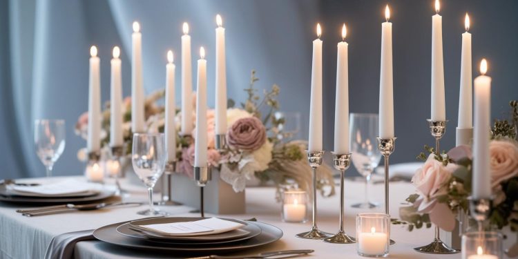 Hochzeitsverjüngungskerzen: Dekor -Tipps für eine unvergessliche Feier