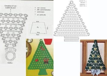 Ideen für einen Weihnachtsbaum häkeln