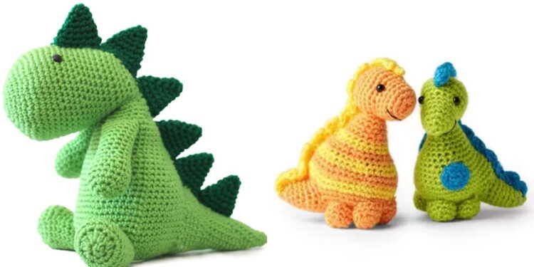 Häkeln Dinosauriermuster: Prähistorisch zum Leben erwecken