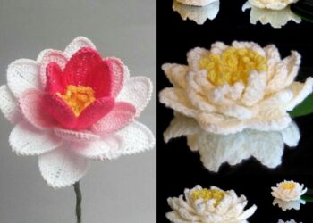Häkeln Lotus Blumenideen: Verwandeln Sie Ihre Kreationen mit einer zarten Eleganz