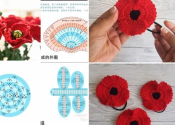 Häkeln poppy -Zubehör -freie Muster – Machen Sie einen Anweisungsstich von Stitch