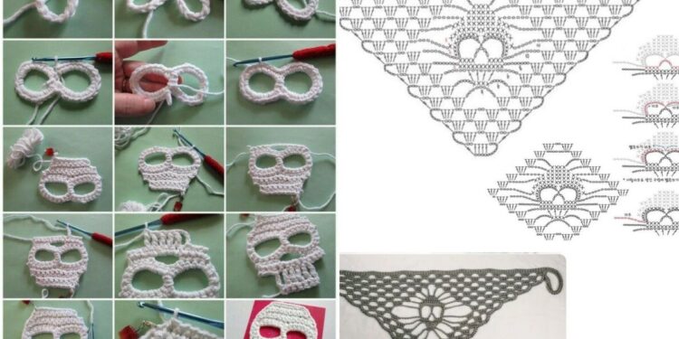 Häkel-Schädel-Grafik-Ideen: Einzigartige Muster für mutige Projekte