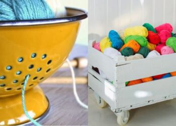Organisieren Sie Ihre Häkel- und Strickmaterialien: Ideen