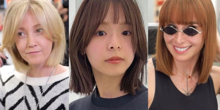 25 mittlere Bob -Frisuren mit Fransen für Ihren nächsten Stil