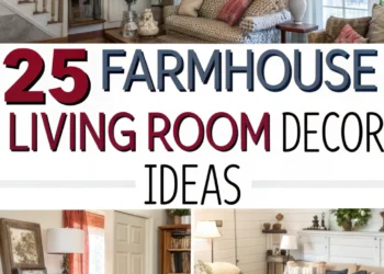 25 verträumte Bauernhaus Wohnzimmer Dekor Ideen, in die man sich verlieben kann, in die man sich verlieben kann